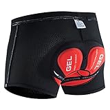 サイクル インナーパンツ 自転車 パンツ サイクリング 3Dゲルパッド サイクルパンツ サイクルウェア 自転車ウェア インナーウェア メンズ レディース (XXL)