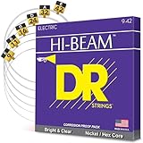 DR Strings (デーアール) エレキ弦 HI-BEAM ニッケル .009-.042 LTR-9 【国内正規品】