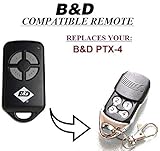 B & D ptx4互換リモートコントロール交換用送信機、433.92 MHzローリングコード