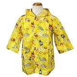 アンパンマン 総柄 レインコート 雨合羽 カッパ ANPANMAN （イエロー95cm）