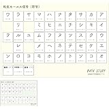 【 モールス信号 (符号) 】和文モールス信号、欧文モールス信号、数字 - お風呂で学習 × 防水シート ×1枚 : 勉強教材