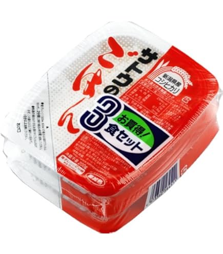 Amazon | ◇サトウ食品 サトウのごはん 新潟県産こしひかり 200g×5食