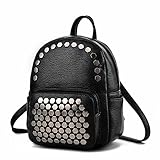 Nevenka レディースファッションショルダーバッグバックパックトートバッグ財布 (BLACK) [並行輸入品]