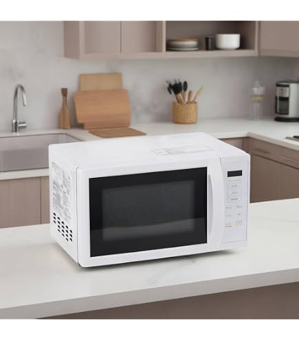 Amazon | 家庭用電子レンジ、容量17リットル、ターンテーブル付き