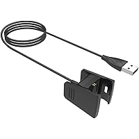 Kissmart Fitbit Charge 2 Charger (2-Pack), 55cm/1.8ft Replacement Charging Cable Charger Cord for Fitbit Charge 2 Smart Watch