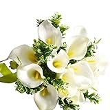 ブライダルウェディングブーケフラワーBouquets人工花咲き乱れるCalla