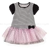 (ハラジュクミニ)HARAJUKU MINI ボーダーチュチュワンピース 90cm 【並行輸入品】