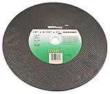 Forney 72360 Chop Saw Blade, Walk Behind Road Saw, Type 1 Masonry and Asphalt with 1-Inch Arbor, C16
