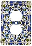 3dRose lsp_206840_6 Ceramics, Nabeul, Tunisia. Modern Tile Design. Kedidi Ceramic Showroom - 2 Plug 