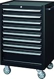 ダイシン工業 ツールキャビネット 工具収納 ツールケースワゴン スチール製 8段 TWZ-928B