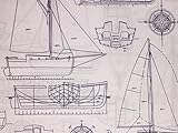Boat House for Kids Nautical Sailboat Twin Sheet Set [並行輸入品]