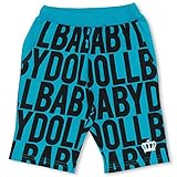 ベビードール BD総柄ハーフパンツ 子供服 110cm ターコイズ