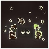 bibitime DIYグローin theダーク光蛍光灯ライトステッカー S 0899