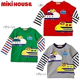 [ミキハウス]MIKIHOUSE　新幹線プッチー☆重ね着風長袖Ｔシャツ　13-5203-675　（アカ02/90ｃｍ）