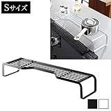 コンロ奥ラック 調味料ラック 鍋置き コンロ台 タワー TOWER S(ブラック)