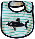 生地がしっかりしてる ベビー スタイ よだれかけ Dolphin