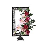 MAGIQ 東京堂 上質な 造花 フレームスタンド大 #ピンクミックス ZA000088-002