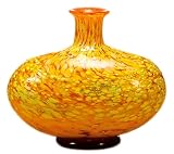 ADERIA 津軽びいどろ 大川薫工房 十和田 紅葉 花器 大 F-77306