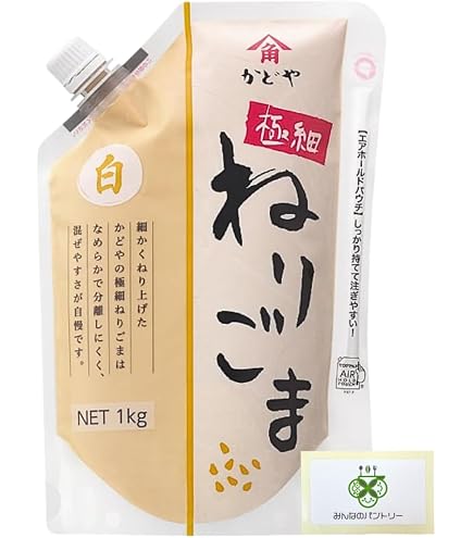 訳あり:かどやの極細ねりごま 白 1kg×12本セット 賞味期限間近 Amazon.co.jp: かどや製油 極細ねりごま(白) 1kg : 食品・飲料・お酒