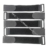 RKC 固定ベルト 3.8cm × 30cm (5本) 黒 : 042GA4
