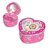 Pecoware Spring Garden Heart Musical Jewelry Box Set [並行輸入品]