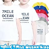 7MILE OCEAN 半袖 Tシャツ プリント キッズ ベビー 男の子 女の子 ジュニア カリフォルニア ブランド ロゴ 90 100 110 120 130 140 150 160 cm サイズ 