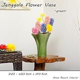 MANJA GCT-0184-GRA JENGGALA ジェンガラ フラワーベース (A グリーン)