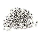 uxcell　ガラス管　ヒューズ管　速断型　 電気コンポーネント　速断ヒューズ　250V 3A F3AL　１００本入り