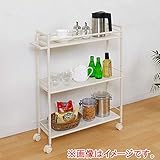 ドウシシャ 隙間ワゴン 20W アイボリー SK2060-IV