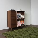 XST 幅89cm マガジンラック 電話台 ファックス台 北欧 TEL台 FAX台 国産 日本製 木製 リビングボード ルーター収納 おしゃれ モデム収納 可能 オフィス