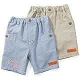 Bobson ハーフパンツ(80～130cm) キムラタンの子供服 サックス 90 ( 77177x77677-152 )