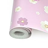 Takarafune 壁紙 はがせるDIY壁紙シール 花柄 ウォールステッカー インテリア 防水シール 45cm×10m