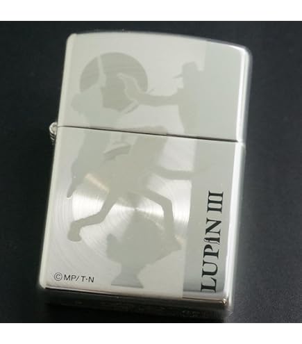 Amazon.co.jp: zippo LUPIN THE THIRD 4面絵柄 本革 ルパン三世 峰 40