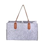 おむつストッカー オムツ　大容量 収納ケース ベビー用品収納バッグ 収納ボックス おもちゃ　小物収納 小物入れ お出かけ用品 カゴ バスケット グレー