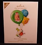 Hallmark Keepsake Photo Ornament Baby's 1st Birthday Ornament by Hallmark