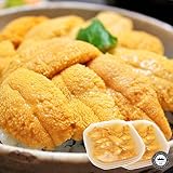 北海道産 無添加 生 むらさき うに 紫海胆 約90g×2パック 塩水パック入り