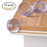 SECHEER 赤ちゃんとご年配の方への安全対策】赤ちゃん ケガ防止 コーナークッション コーナーガード テーブルや戸棚などの家具の角を保護して 粘着力が抜群 両面テープ付き 12個 セット