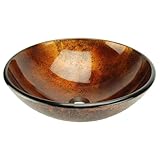 フォンテーヌAmber Gold Foilガラス容器シンク – fsa-vs-gam06