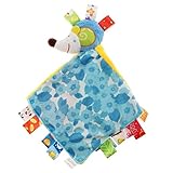 perfk 全5種類　タグ タオル 赤ちゃん　ベビー用タオル 動物柄　毛布 ブランケット　ソフト - ヘッジホッグ