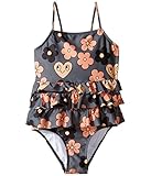 (ミニロディーニ) Mini Rodini 水着 キッズ 女児水着 Flower Frill Swimsuit (Infant/Toddler/Little Kids/Big Kids) (並行輸入品