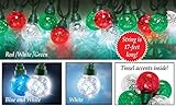 LED Tinsel Globe文字列ホリデーライト 27099 RWG