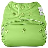 Sweet Pea Bamboo AIO One Size Diaper (Apple Green) by Sweet Pea