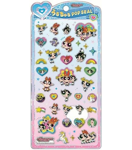 Amazon.co.jp: クラックス CRUX うるちゅる ポップシール パワーパフ