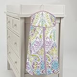 Carousel Designs Aqua and Purple Jasmine Diaper Stacker by Carousel Designs