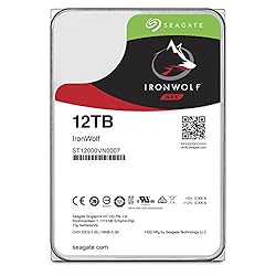 Seagate IronWolf 12TB【 3年保証  】24時間稼働 PC NAS向け 正規代理店 3.5インチ HDD 内蔵ハードディスク SATA 6Gb/s 7200rpm  RVセンサー