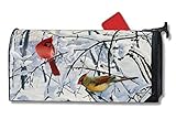 MailWraps Winter Morning Cardinal Mailbox Cover 01012 by MagnetWorks