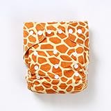 SUNNY BABY 人気速乾 ワンサイズ布おむつカバー キリン柄