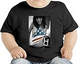 Sexy Hot Girl American Flag オーガニックベビーTシャツ 12 - 18 Months