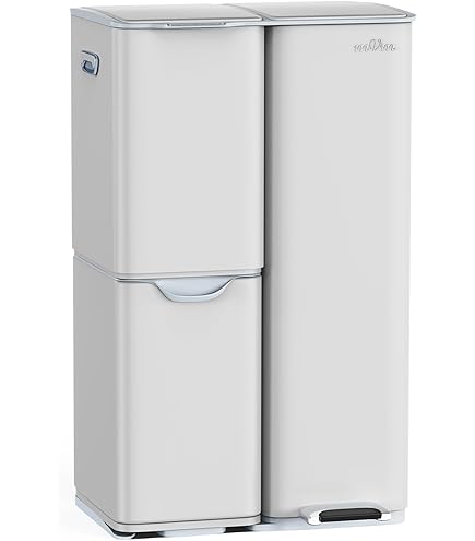 Amazon｜mVm ゴミ箱 分別 横型3分別 3×15L ダストボックス 蓋付き