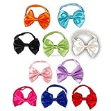 Dagly（TM）50/100個卸売シルキー犬子犬猫の子猫蝶ネクタイネクタイ調整可能
